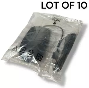 (10) Genuine Dell Wired USB Optical 2 Button Scroll Mouse DMV3P, 49PR0, 65K5F - Picture 1 of 3