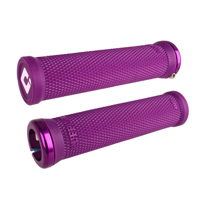 ODI RUFFIAN V2.1 LOCK ON BMX MTB DJ PRO 135mm GRIP BICYCLE PURPLE/PURPLE - Image 1 of 1