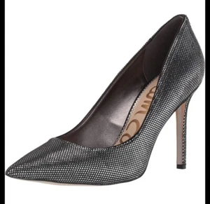 NUEVO Zapatos de salón Sam Edelman Hazel negros de malla metálica talla 8,5 precio de venta sugerido por el fabricante 120 USD - Imagen 1 de 5