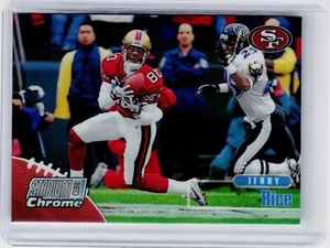 1998 STADIUM CLUB CHROME REFRACTOR #14 - JERRY RICE - Picture 1 of 2