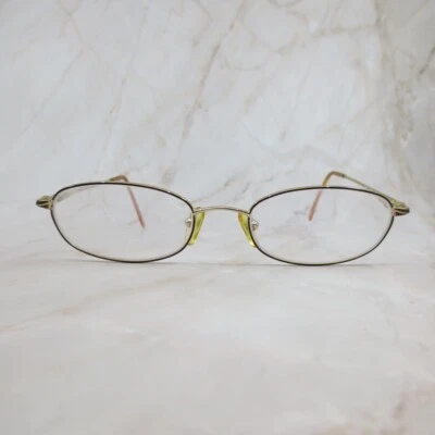 Marco de gafas Bulova Mariposa para mujer ámbar forma ovalada borde completo 50-18-135 Foto 1 de 4