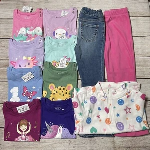 Toddler Girl Lot Of Clothes Size 5T. NWT! 11 Pieces For Fall/Winter. Colorful - Picture 1 of 24