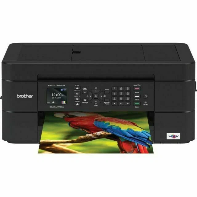 Brother MFC-J497DW Wireless 4-in-1 Inkjet Printer - Black