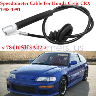 CABO VELOCÍMETRO TRANSMISSÃO M/T PARA HONDA CIVIC CRX DX EX HF SI 1988-1991 - Imagem 1 de 4