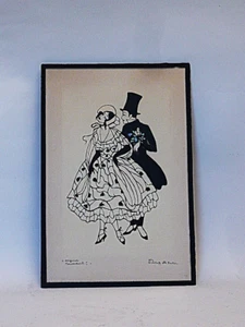 Lotte Gützlaff Silhouette Signed Art Nouveau Vienna - Picture 1 of 6