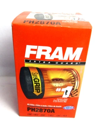Filtro de aceite Fram Extra Guard Sure Grip PH2870A #1 America's Choice Nuevo en caja Foto 1 de 4