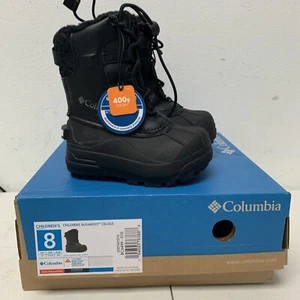 Columbia Youth Bugaboot Celsius Size 8 Black NWB - Picture 1 of 10
