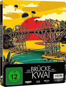 DIE BRÜCKE AM KWAI (William Holden) 4K Ultra HD + Blu-ray Disc, Steelbook NEU - Bild 1 von 1