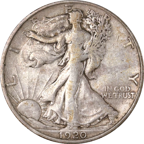 1920-S Walking Liberty Half - Rim Nick Great Deals From The Executive Coin Compa Cover