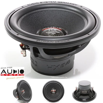 AUDIO SYSTEM HX-12 EVO 30cm High-End Subwoofer 600 Watt 2x4 OhmAuto Woofer - Bild 1 von 4
