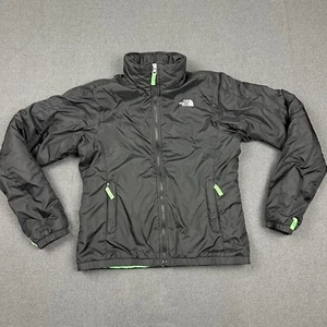 The North Face Jacket Womens Small Petite Black Full Zip Wind Breaker Puff - Picture 1 of 9