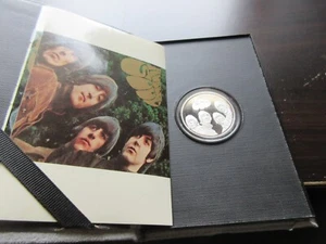 Beatles Rubber Soul 25th Anniv. Silver Coin Series in 1990 Lennon Paul McCartney - Picture 1 of 15