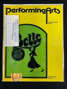 231 - Darstellende Kunst, Zeitschrift mit Ticketstummel, Dorothy Chandler Pavailion, 75	 - Bild 1 von 1