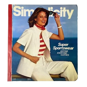 1976 June Simplicity Catalog Sewing Pattern Giant Store Counter Book Fashion - Picture 1 of 14