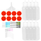 1 Set Mehrzweck-Applikatorflasche tragbare Nadelspitze Quetschflasche Heimnähen