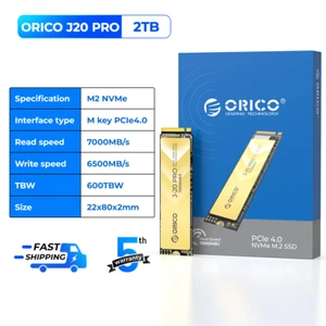 ORICO 2TB M.2 NVMe SSD 5000Mb/s PCIe 4.0 NVMe Gen4*3 Internal Solid State Drive - Picture 1 of 16