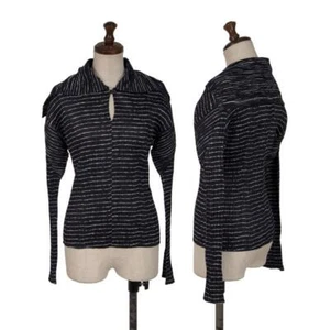 PLEATS PLEASE Stripe Sailor Collar T Shirt Size 3(K-140319) - Picture 1 of 12