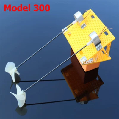 DIY Boat Ship Model Kit Twin Dual Motor Remote Control Electric Propeller Model - Image 1 of 4