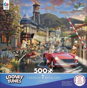 Rompecabezas Ceaco; Looney Tunes de Thomas Kinkade; 500 piezas; 2415-11 - Imagen 1 de 2
