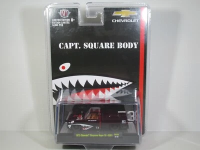 M2 Machines 1:64 scale CHEVROLET CHEYENNE SUPER 10, Capt Square Body Shark Teeth - Image 1 of 4