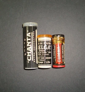 LOT MB 3 TUBES ENCRE EN POUDRE CALLIGRAPHIE CALLIGRAPHY INK SCOLAIRE NOIR BLACK - Picture 1 of 2