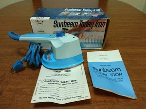 Sunbeam Today Iron Blue Compact Travel Iron Model 10-14 SW1 - Picture 1 of 10