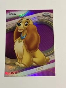 2025 Topps Chrome Disney Lady Pink Refractor #’d 138/250 #70 - Picture 1 of 3