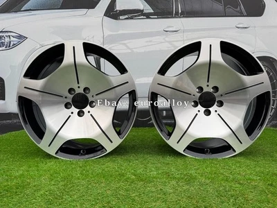 4X R19 Zoll 5x112 Maybach Style Schwarz Poliert Räder : Für für Mercedes E S CLS - Bild 1 von 4