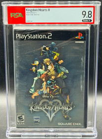 Kingdom Hearts II 2 Sony PlayStation 2 PS2 Silver Foil Sealed PSA 9.8 A+ Graded