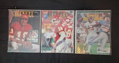 JOE MONTANA 6-PACK Beckett Football Magazine and Price Guide - Image 1 of 2