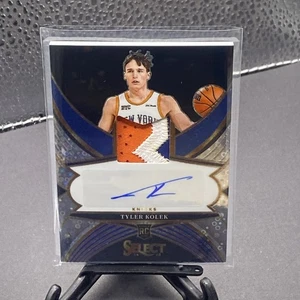 2024-25 Select Tyler Kolek Rookie 3 Color Patch Auto Autograph RPA Disco Prizm - Picture 1 of 2