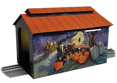 Lionel 2429070 O Scale Angela Trotta Thomas Halloween Covered Bridge - NEW - Image 1 of 4