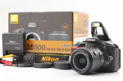 2132 shots【Top MINT IN BOX 】Nikon D5500 24.2MP Digital SLR w/ 18-55mm VRII JAPAN - Image 1 of 4