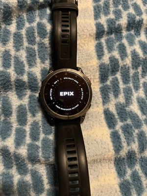 Garmin Epix Gen 2 | AMOLED | 47 cm | Smartwatch | Titanium Sapphire schwarz - Bild 1 von 4