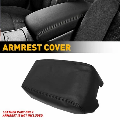 Se adapta a Nissan Máxima 2009-2014 cuero consola central tapa reposabrazos cubierta negro Foto 1 de 4