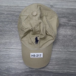 Polo Ralph Lauren Hat Youth 2T - 4T Cap Strap Back Beige Athletic Casual Logo - Picture 1 of 16