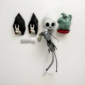 THE NIGHTMARE BEFORE CHRISTMAS Jack Skelett Disneyland Popcorn Eimer + Figuren - Bild 1 von 5