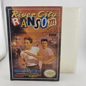 River City Ransom - Box Only - Nintendo NES - Rental Case  - Authentic (No Game)