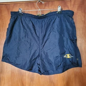 Vintage frühe 90er Champion marineblaue Track Shorts - Herren Large. Neu ohne Etikett. - Bild 1 von 9