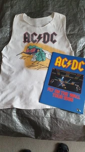 AC/DC Fly On the Wall Customised T-Shirt & Tour Programme - Picture 1 of 8