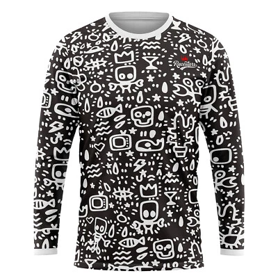 Camiseta deportiva de motocross MTB manga larga descenso para hombre ciclismo bicicleta de montaña MX Foto 1 de 4