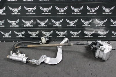 2015 KAWASAKI KX85 OEM NISSIN REAR BACK BRAKE CALIPER MASTER CYLINDER ASSEMBLY - Image 1 of 4