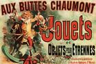 Aux Buttes Chaumont Jouets Jules Cheret Laminated Poster 12x18
