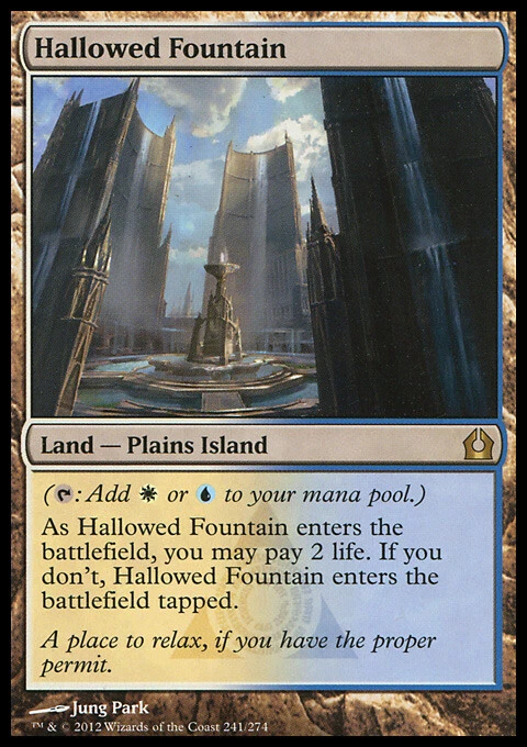 Magic the Gathering MTG Hallowed Fountain (241) Return to Ravnica   LP - Image 1 of 1