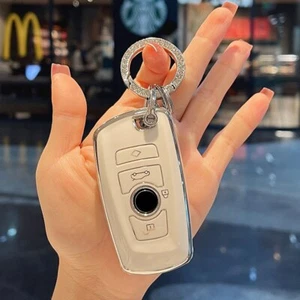 Funda protectora con llave remota de poliuretano termoplástico suave para automóvil BMW X3 X5 X6 F30 F34 F10 F20 G20 G30 G01 - Imagen 1 de 16