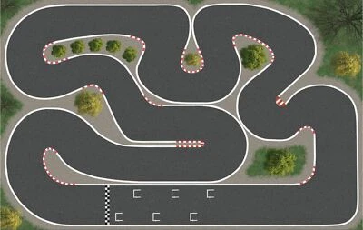 Drift5 Rennstrecke für Turbo Racing  180cm x 120cm - Bild 1 von 4
