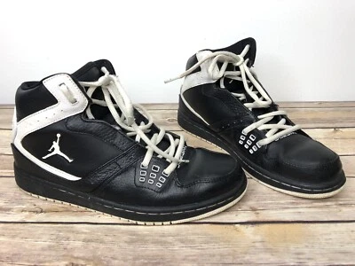 Nike 2012 Air Jordan 1 Flight Negro Blanco Medio Top Tenis Talla 7.5 Foto 1 de 4