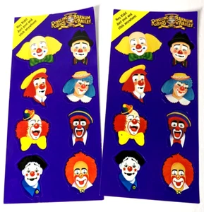 Lotto Adesivi Ringling Bros Barnum Bailey Sears Circus Clowns Greatest Show Vintage - Foto 1 di 2