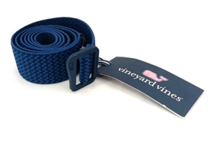 Vineyard Vines Stretch Belt Navy Blue Size XS AB3-25 - Picture 1 of 5