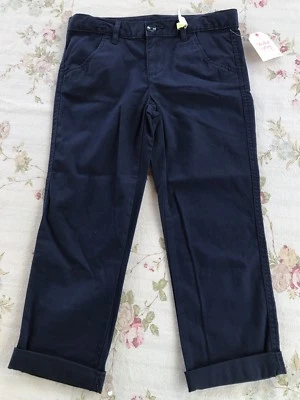 Pantalones Faded Glory Jóvenes Niñas Talla 8 Cintura Ajustable Uniforme Escolar Azul Marino Foto 1 de 2